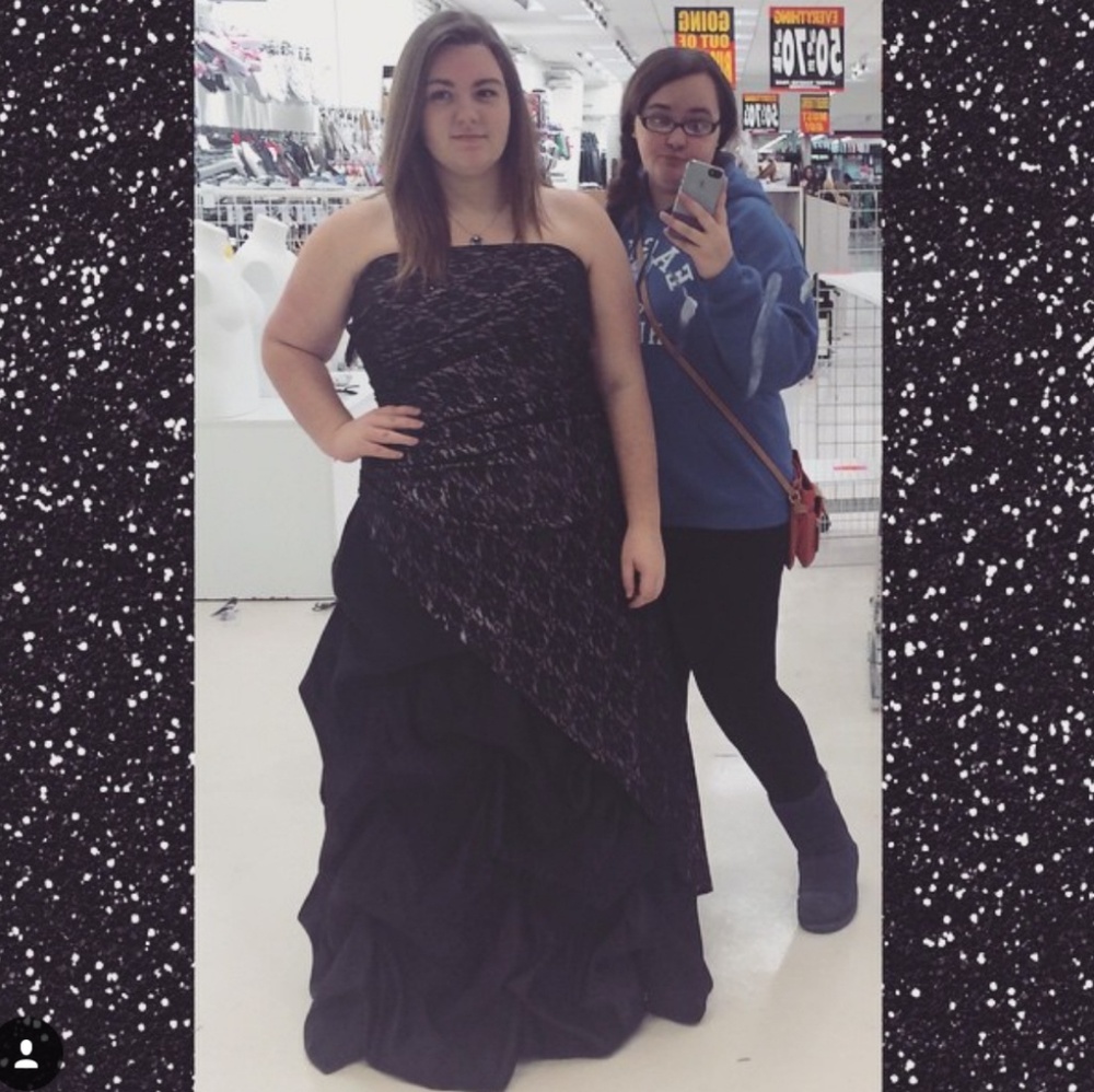 Plus size prom dress